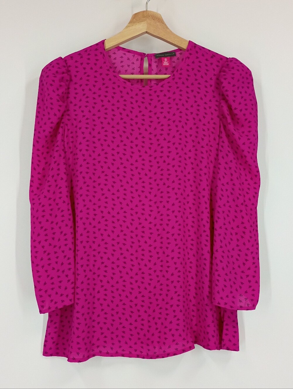 Vince Camuto Puff Half Sleeve Blouse